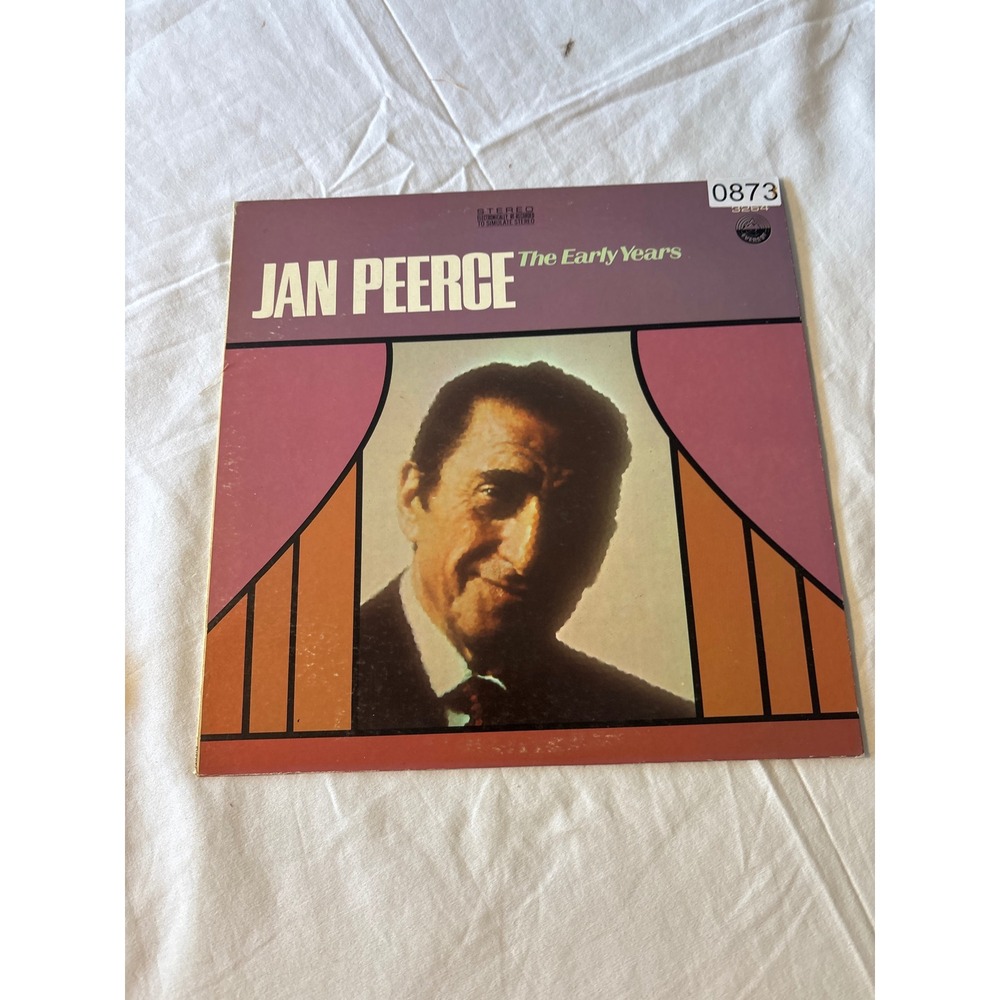 Everest Jan Peerce The Early Years Vinyl LP 12" Purple Good Opera Folk SDBR 3264